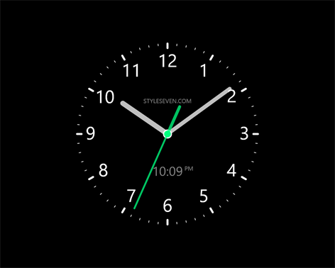 Digital clock screensaver mac